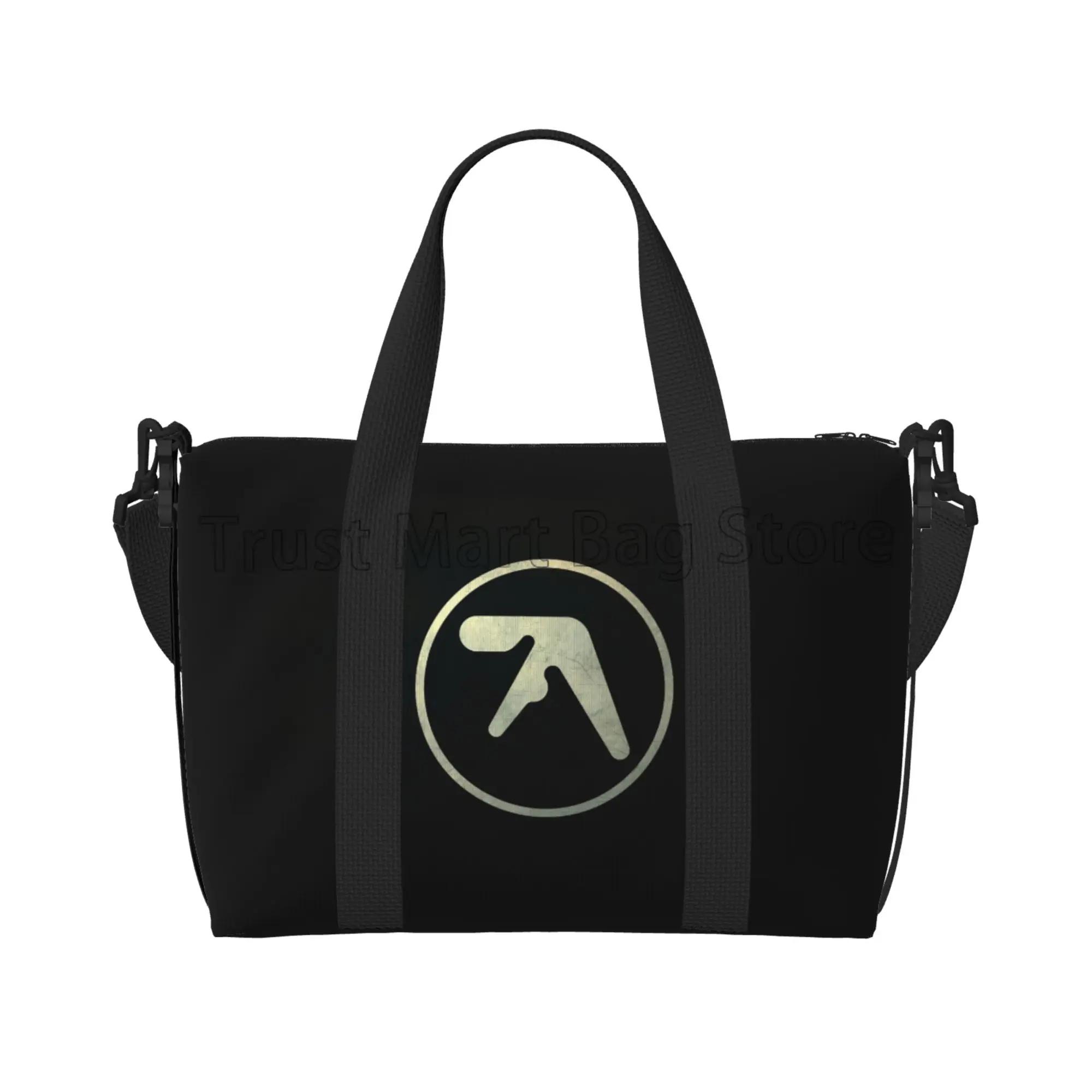 

Aphex Twin Print Travel Duffel Bags Unisex Casual Workout Luggage Bag Portable Waterproof Tote Bags Weekender Overnight Handbag