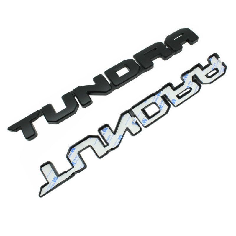 Toyota Tundra Emblem Cover: ABS Decal for Pickup Truck.