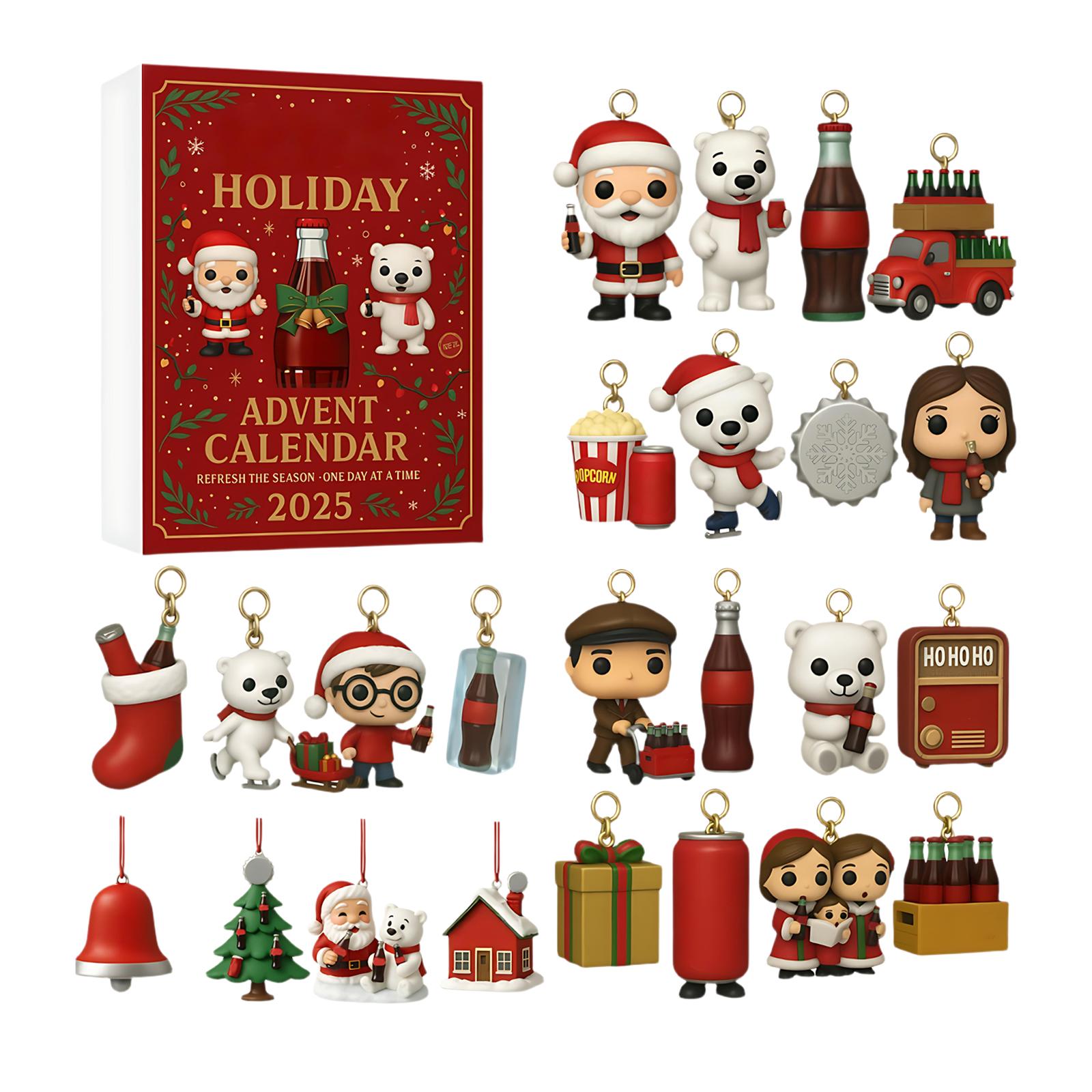 

Это не просто рождественский адвент-календарь, но и тщательно спланированное путешествие для отсчета дней до Нового года.(2D) One Size