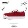 Global ZHQ-XA022 red canvas shoes men's summer new men's shoes versatile breathable sports and leisure shoes men's