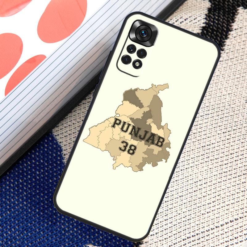 Punjab Map Case For Xiaomi Redmi Note 12 11 10 9 8 Pro Note 8T 9S 10S 11S Redmi 10 10C 12C 9C Cover