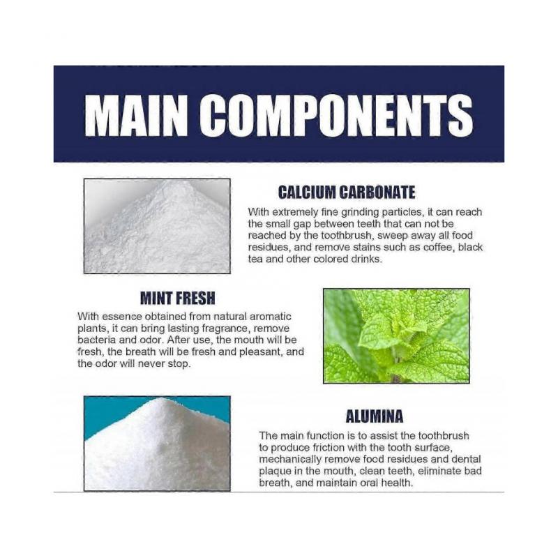 Whitening Toothpaste, Teeth Whitening Paste, Sparkly White Herbal Toothpaste for Smokers, Fresh Breath, Remove Yellow Tooth Stains, Deep Cleaning