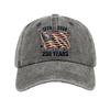 Adjustable Baseball Cap with Embroidered Flag 250 Years Anniversary 1776 to 2026 Casual Unstructured Dad Hat for Men Women