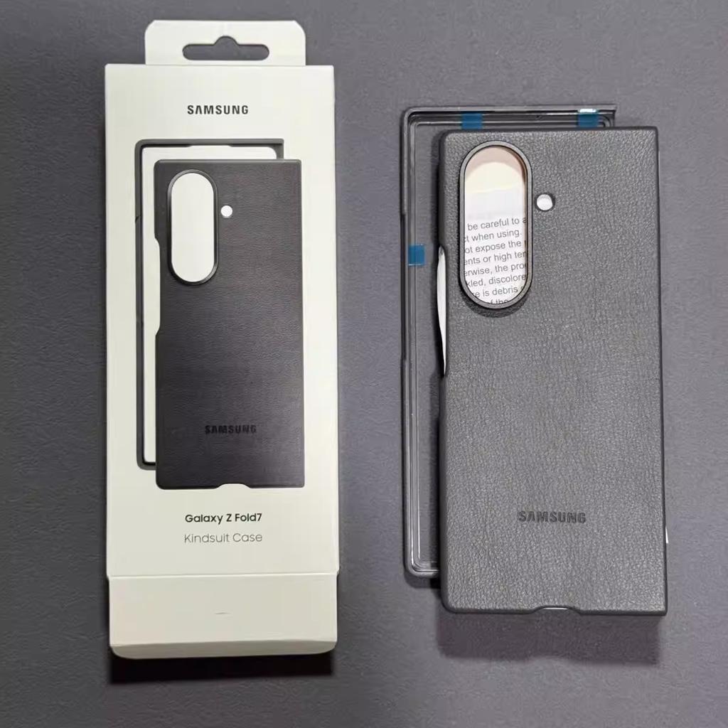 Samsung Galaxy Z Fold7 Z Fold 7 Kindsuit Case Hoge Kwaliteit Leer Cover Beschermende Achterkant Case Voor Galaxy Z Fold7 Telefoonhoesje