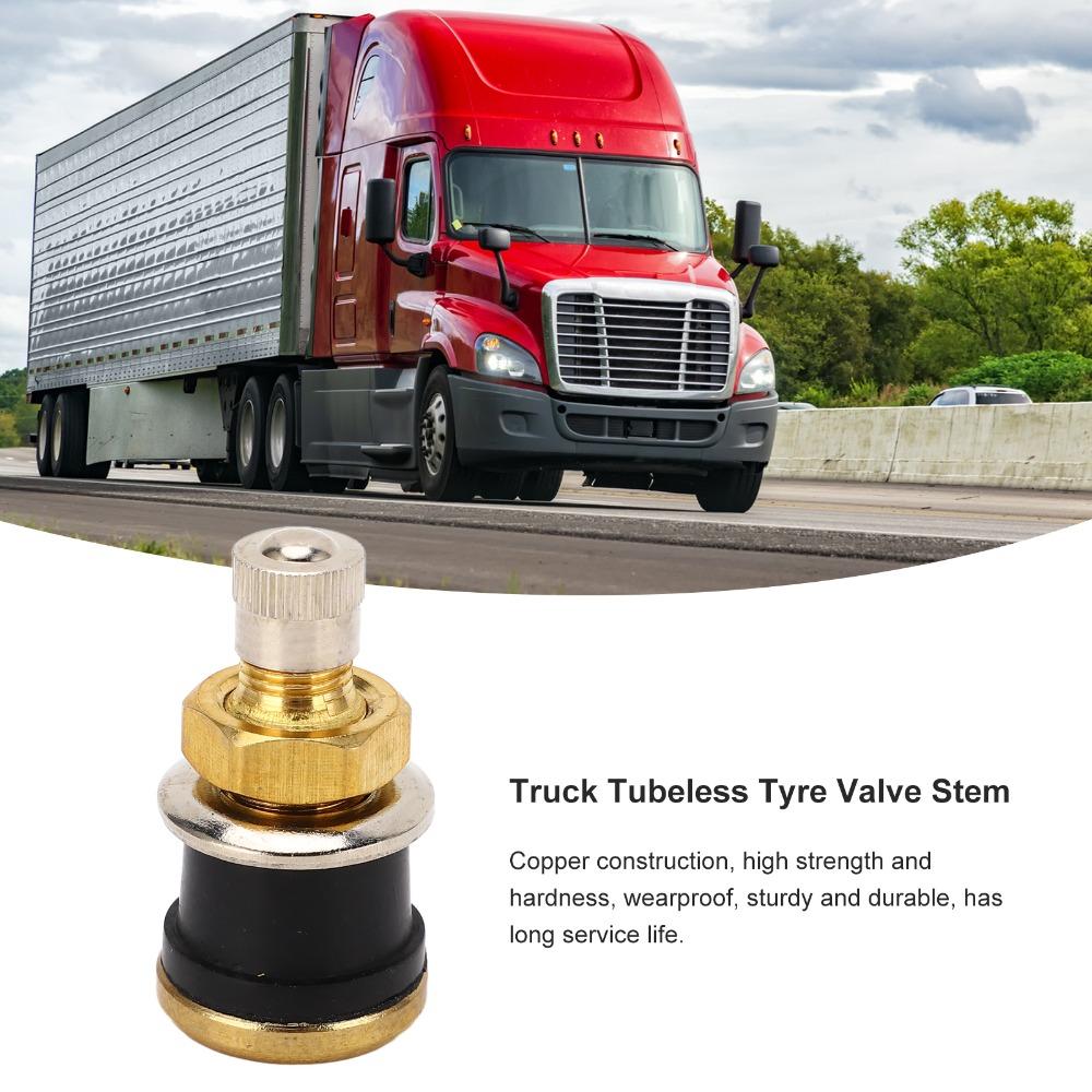 20PCS Brass Copper Valve Stems 1-1/8 Inch Truck Valve Stem New Brass Valve Stems  Truck/Bus