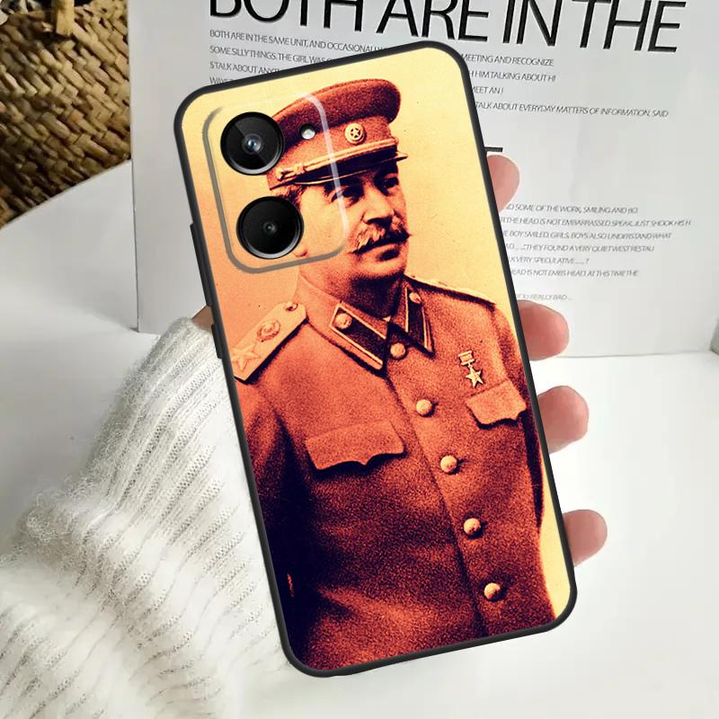 Russian Commander Stalin For Realme C75 C55 C71 C53 C67 C61 C33 C63 C51 C65 15 GT7 Pro 10 11 12 13 14 Pro Plus Case