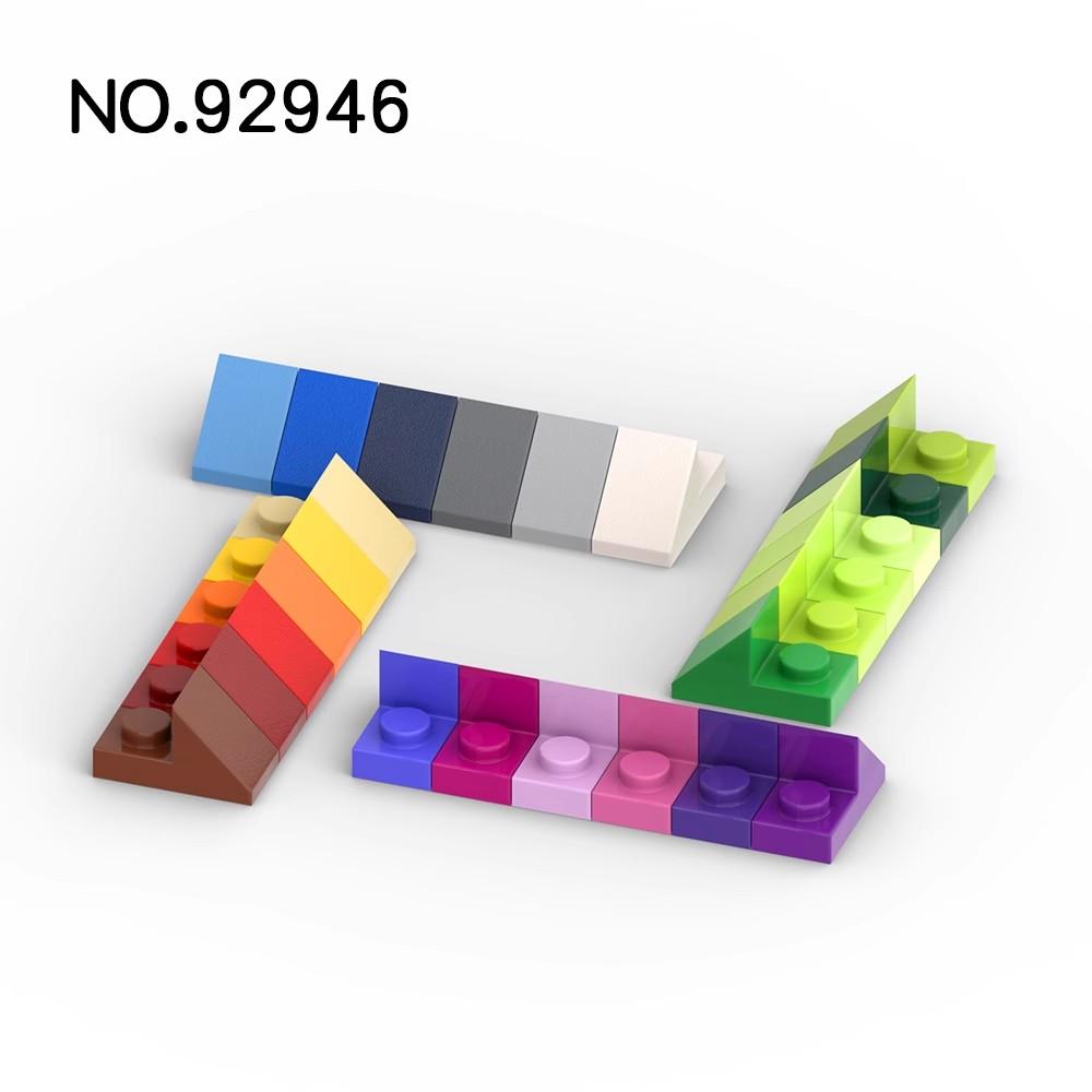 20pcsMOC Parts 92946 Slope 45° 2 x 1 with 2/3 Cutout Compatible Bricks DIY Assmble Building Blocks Particle Kid Brain Toy Gif