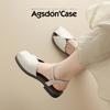 Augustine bag head sandals women's 2025 new summer flat bottom not tired feet fashion Roman cool slippers with skirt