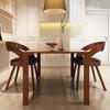 Dining Chairs 2 Pcs. Brown Faux Leather