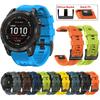 Correa De Silicona QuickFit De 22mm Y 26mm Para Garmin Fenix 6XPro 5XPlus/Epix Gen 2 7X Pro TACTIX DELTA Instinto 2X
