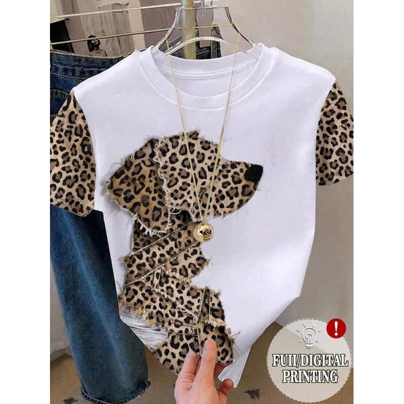 2025 Mens/Womens Comfortable Round Neck Short Sleeve T-Shirt With 3D Digital Print Urban Casual Style