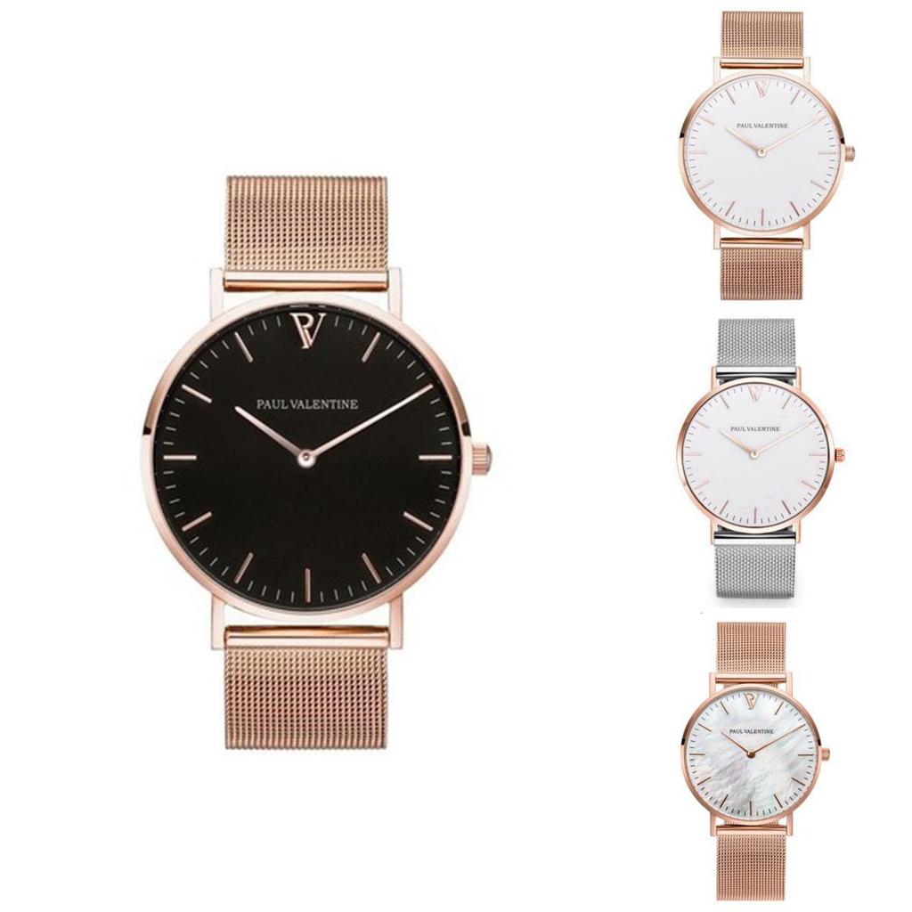 Exquisite Women Fashion Gift Vintage Analog Quartz Stainless Steel Band Wristwatch