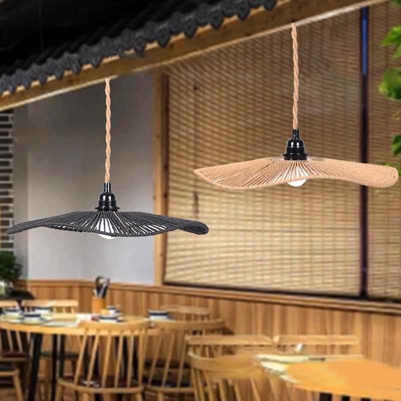 1PC Accessory DIY Household Cover Adornment Creative Decoration Retro Imitation Rattan High Quality Pastoral Style Lampshade
