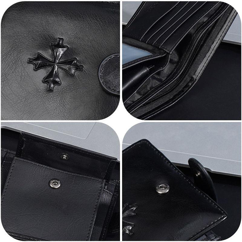 Baellerry Vintage Design Short Wallets for Men Business Card Holder Fashion Hasp Cash Purse GZW