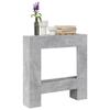 Concrete Grey Fireplace Surround 81x18x82 Cm Engineered Wood