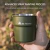300ml Beer Wine Cups Outdoor Camping Cup Portable Stainless Steel Tea Coffee Milk Mug Stackable Lightweight for Travel Hiking