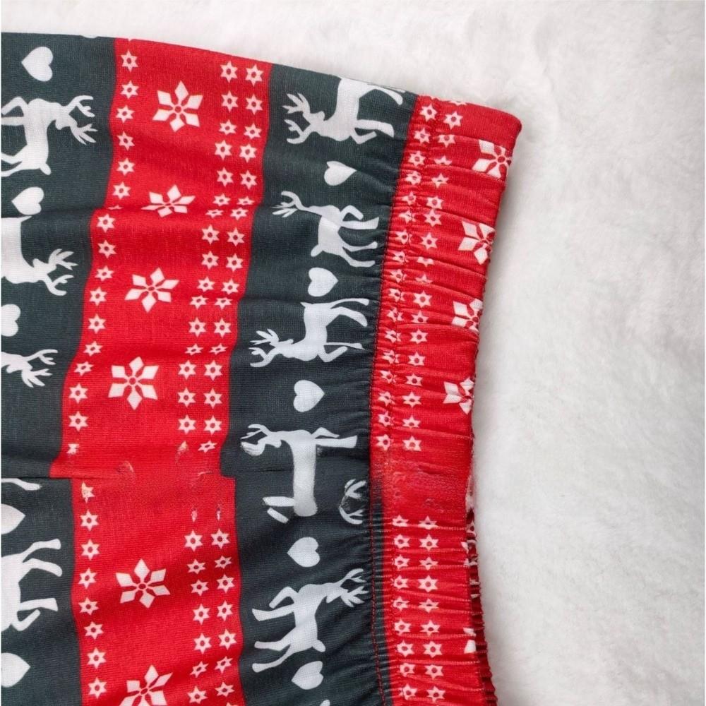 New Christmas Family Matching Outfits Cartoon Printed Parent-child Christmas Pyjamas Set Soft Loose Adult Kids Loungewear Winter