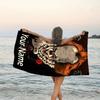 1pc Pennywise1 Beach Towel with Custom Name, Beach/Swimming/Bath/Picnic/Camping Towel, Suitable for Seaside Beaches