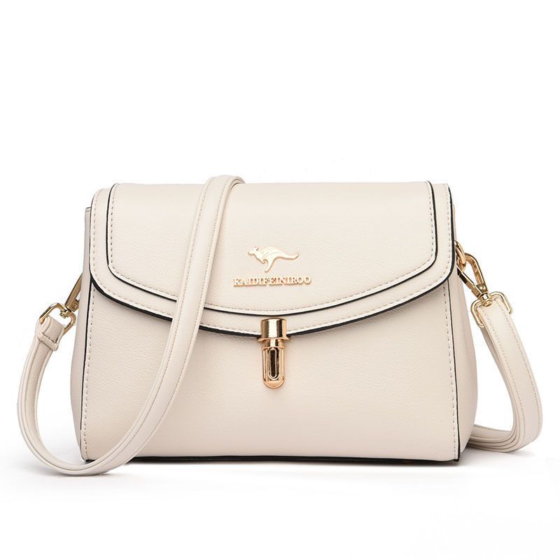 

Kangaroo Bag Women s Bag New Arrival 2024 Messenger Bag Shoulder Bag Female Lady Bag Fashion Small Square Bag Summer Cattle Leather Bag White