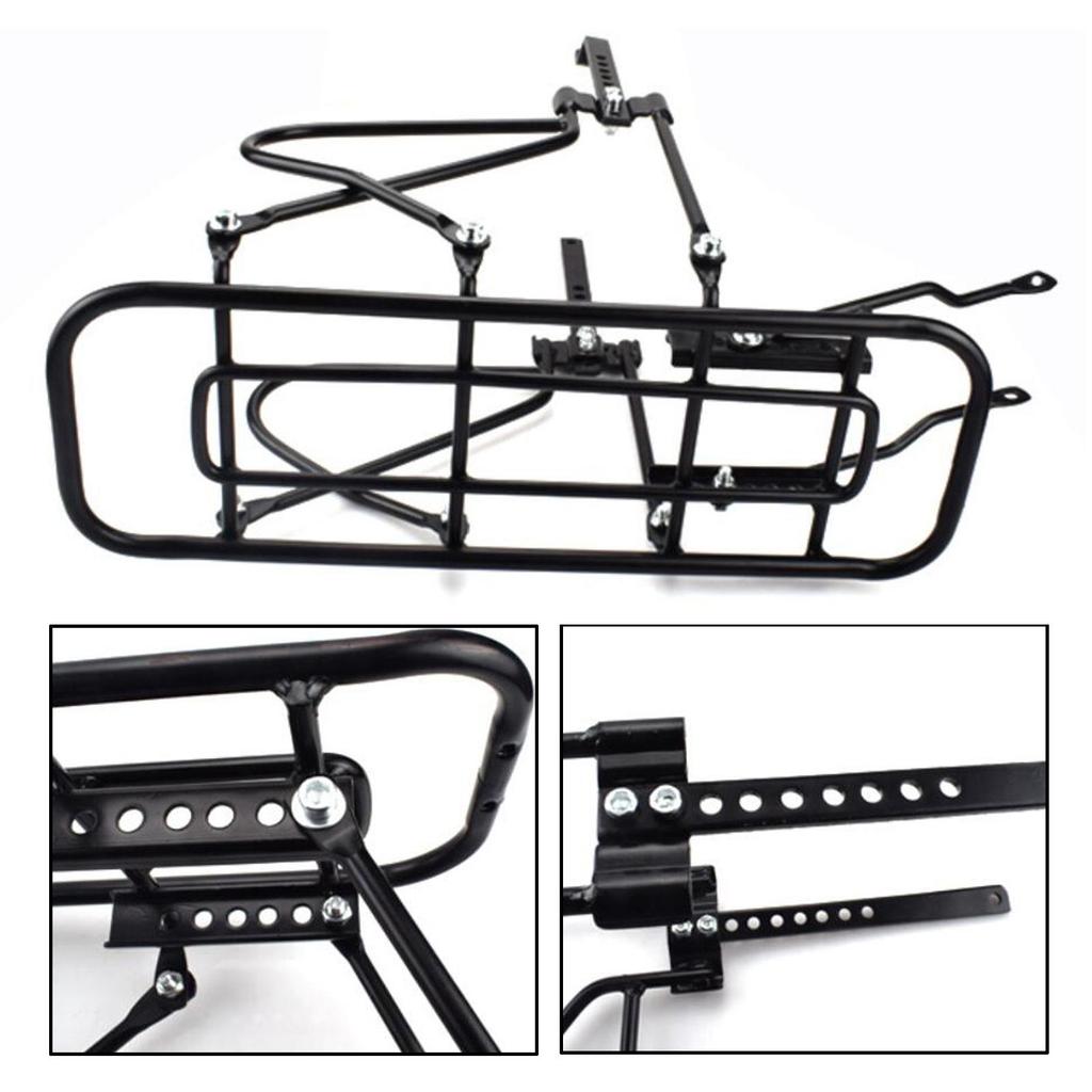 Rear Bike Rack for 16"-29" Disc Brake Bikes Adjustable Carrier Bicycle