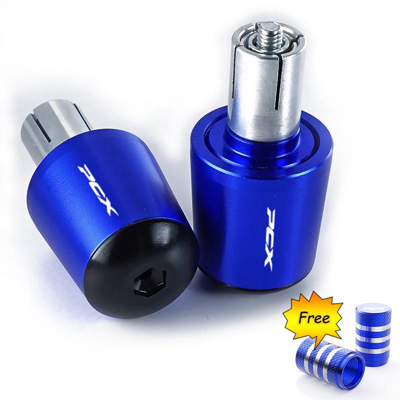 For HONDA PCX125 PCX150 PCX 125 150 pcx 125 150 Motorcycle Accessories CNC Handle Bar Handlebar Grips Cap End handle Plugs cap