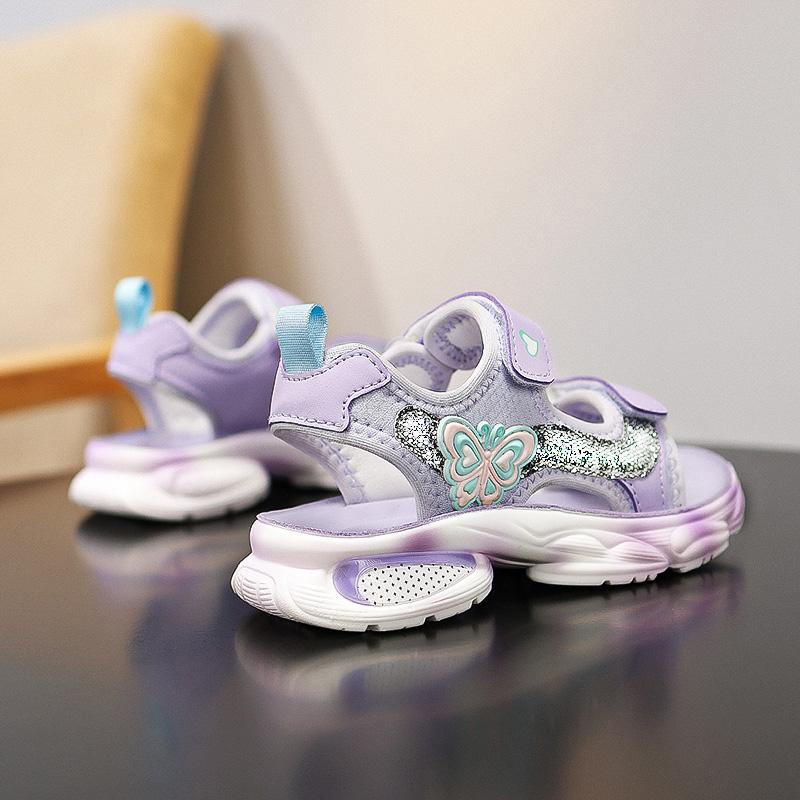 28-38 Sandale de vară pentru copii, mari, ușoare, respirabile, la modă, pentru fete, pantofi de plajă