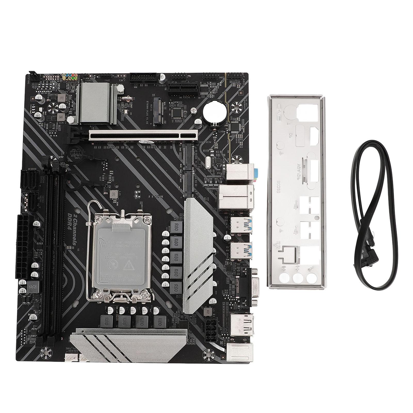 

Материнська плата B760M4 Wireless DDR4 Подвійний слот M.2 PCIE 4.0 1000 Мбіт/с USB3.2 Gen1 Ігрова материнська плата для