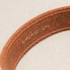 Graphicos Leather Bracelet Brown