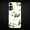 Cute Panda  Phone Case For Samsung Galaxy A73,A72,A71,A70,A53,A52,A51,Others Soft Black Cover