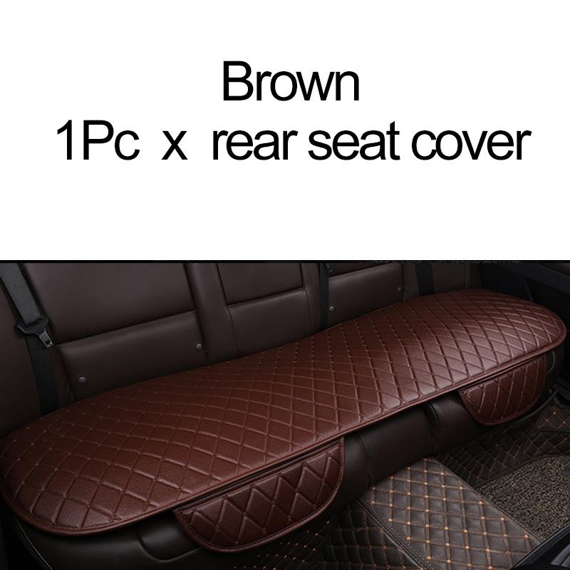 Universal Car Seat Cover PU Leather Cars Seat Cushion Full Set Pad Mat Protector Automobiles Rear Front Seat Covers Car Styling
