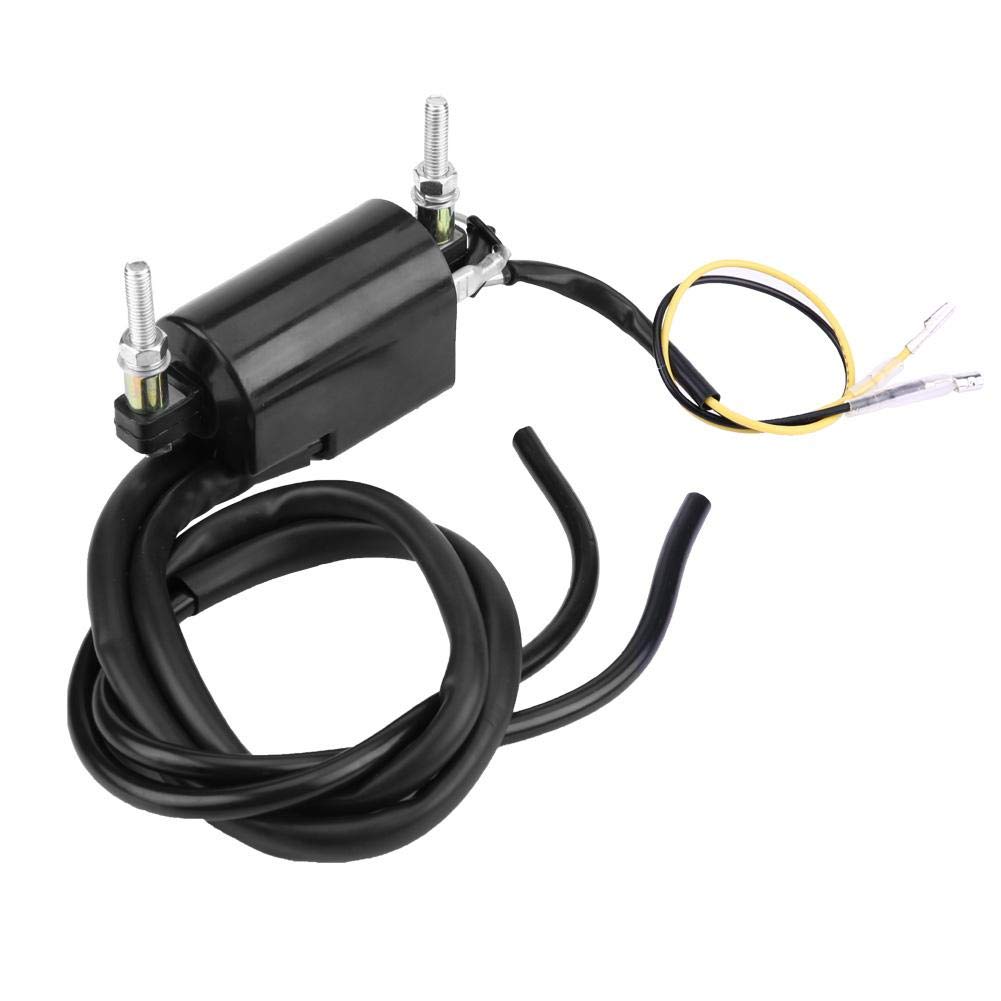 Ignition Coil Dual-Qiilu Plastic Ignition Coil Dual Wire Output Honda CB160 CB350 CB400 CB650 CB1000 KAWASAKI YFM350