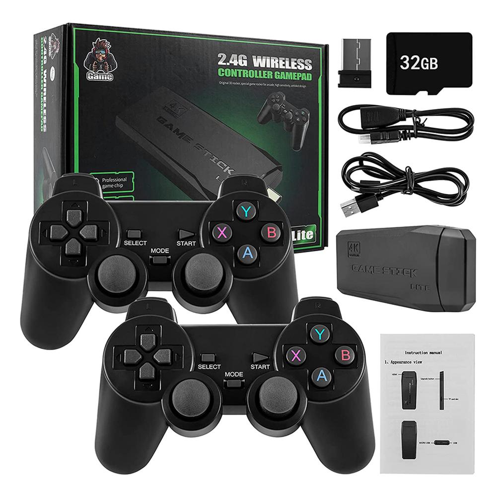 2.4G Wireless Gaming Controller with Receiver Wireless Game Joystick Gamepad 3D Rocker Wireless Gamepad Compatible with M8/ D90