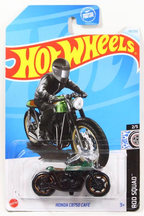 

Hot Wheels 2024 Honda CB750 Cafe Green #049 [Предмет]