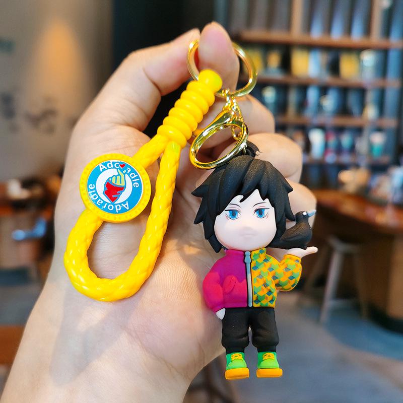 Demon Slayer Nezuko Braided Keychain Pendant Individually Packaged