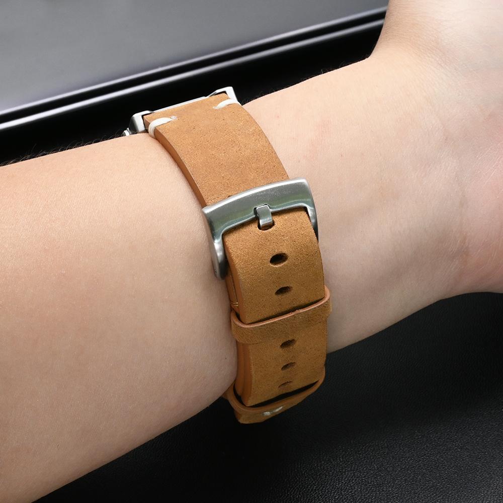 Leather Soft Strap for Garmin Watch Fēnix 8 51mm 7X Pro Enduro 1/2 Smart Watch 26mm 22mm Band for Garmin Fenix 7 6 Epix Pro 47mm
