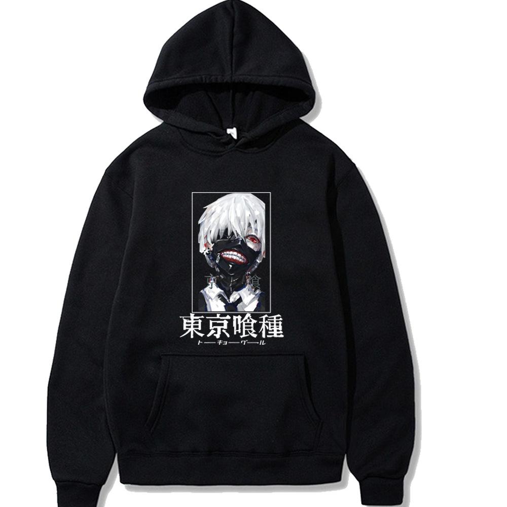 Tokyo Ghoul Kaneki  Hoodies Men Fashion Sleeve Sweatshirts Women Casual Harajuku Streetwear Pullovers Sudaderas