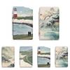 Chinese Style Protective Cover Shockproof Folio Shell Vintage Magnetic Case for XTEINK X4/X3