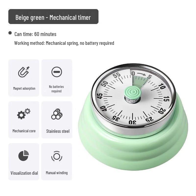 

Fumade Magnetic Visual Mechanical Kitchen Timer