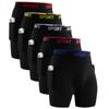 Men's Sport Pocket Boxer Briefs Breathable Moisture-Wicking High Stretch Athletic Underwear
