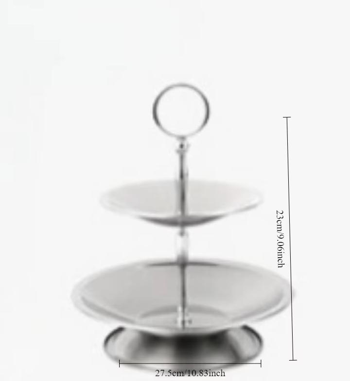 Storage Holders Stainless Steel Cake Dessert Fruits Stand Rack Wedding Birthday Party Desk Decoration Dessert Trays