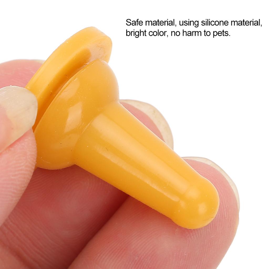 Pet Cat Dog Silicone Safety Soft Nurse Feeding‑Bottle Feeder Nipple Accessory Pet Silicone Nipple Silicone Nipple Nipple