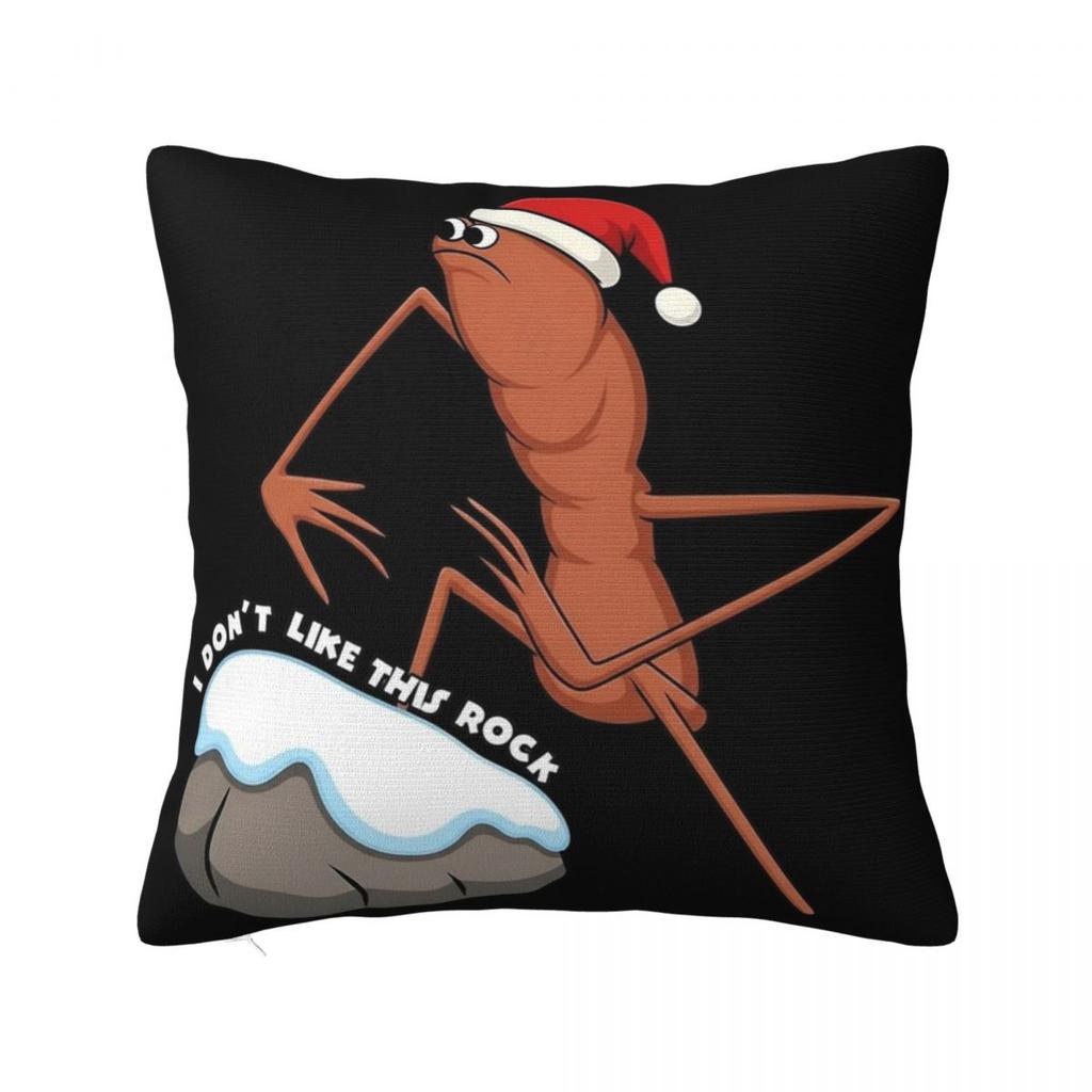 I Don't Like This Rock Marcus The Worm Xmas Christmas Pillowcase Soft Polyester Cushion Cover Gift Pillow Case Cover