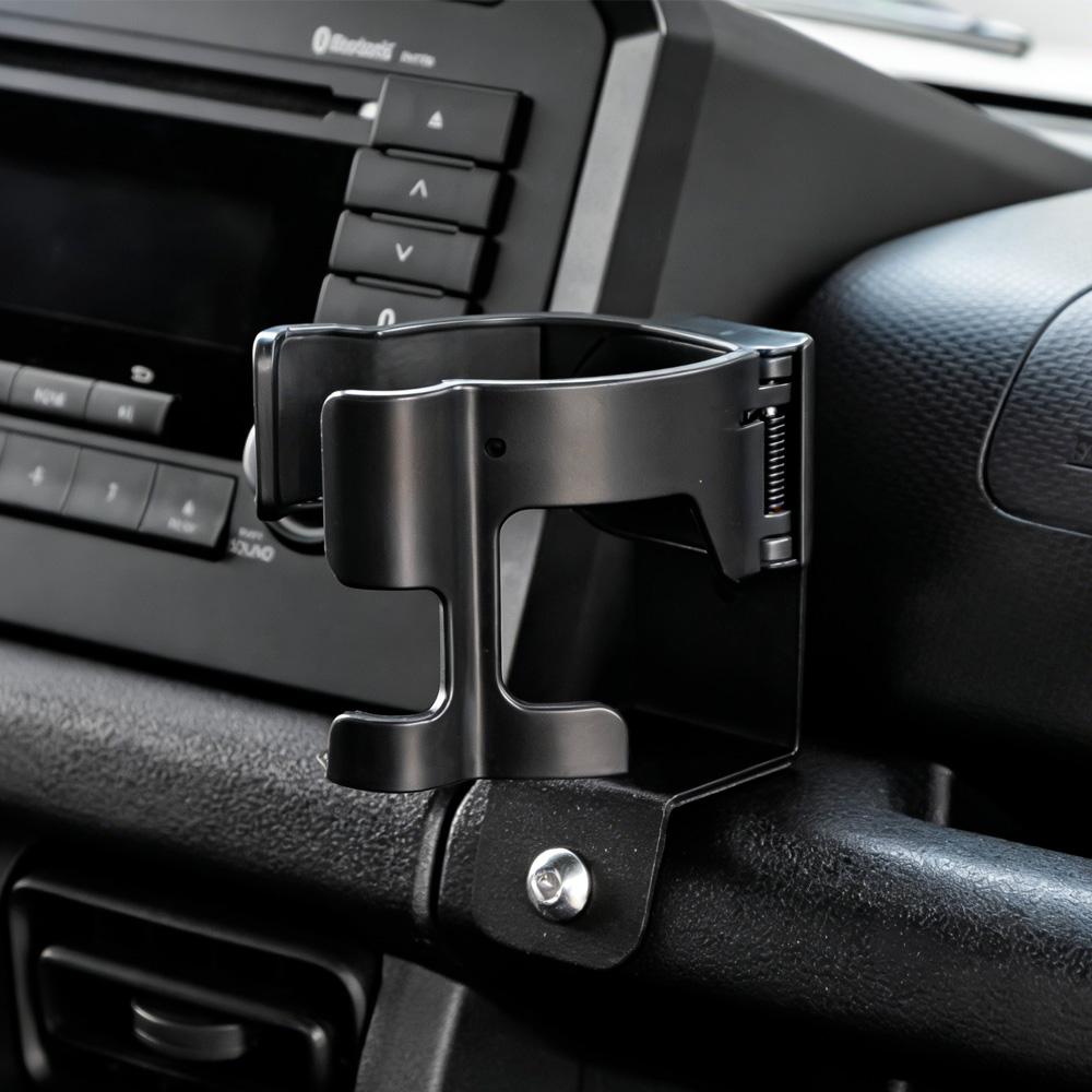 Jimny Modelle Multifunktionaler Getränkebecher Handyhalter 2-in-1 Schraubtyp Halter Organizer Innenzubehör (Linkslenker)