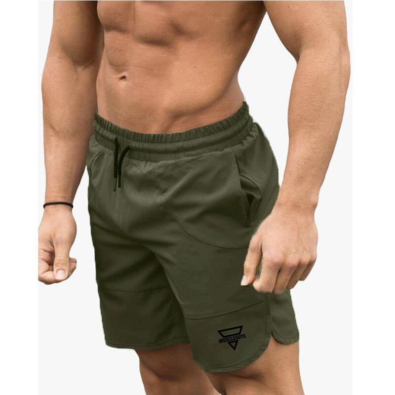 

GYM ANIMAL Mens Brand Running Mesh Bodybuilding Training Fashion Workout Gym Breathable Muscle Fitness Comfortable Plus Size Sports Shorts