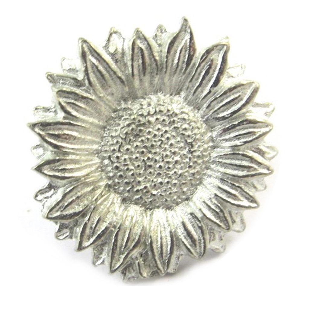 Les Trésors De Lily [N5261] - Zlatá brož se špendlíkem 'Vincent Van Gogh' (slunečnice)