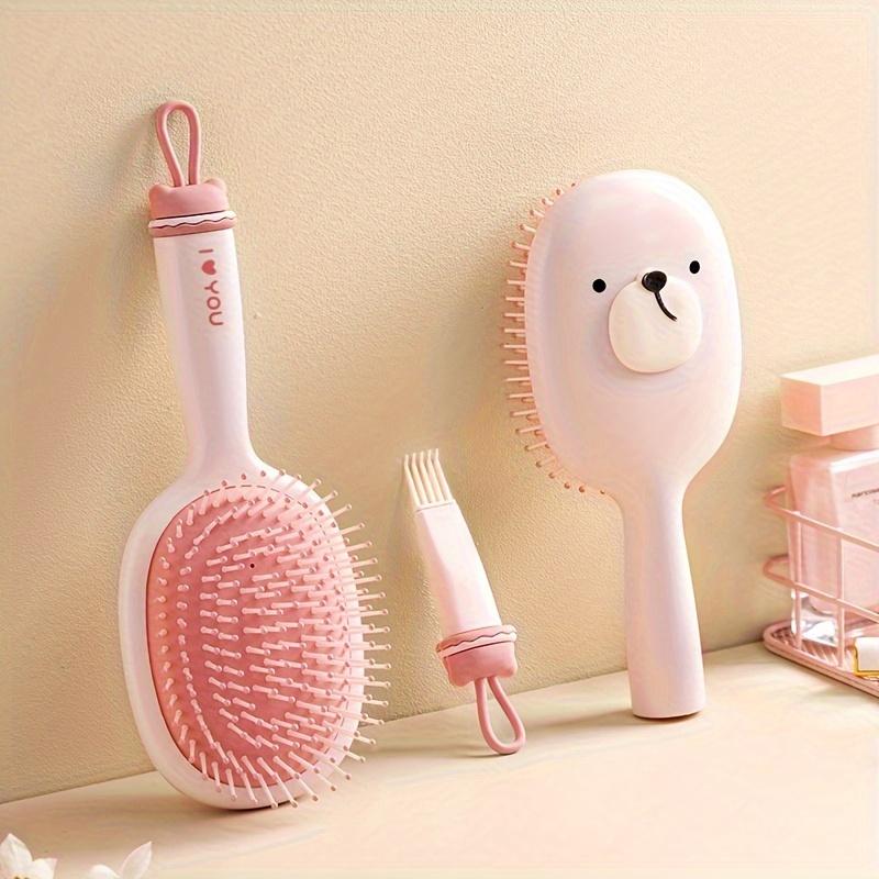 Cute Cartoon Hairbrush With Air Cushion Scalp Massage Comb Hairdressing Comfort Scalp Massage Comb Anti-static And Full Shape For Home Use
