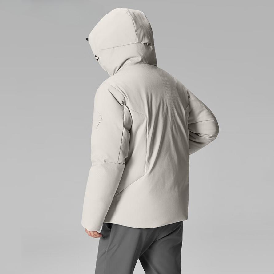 SAUCONY Urban Lifestyle Series Original Feather Space Walking Jacket Solid Color Versatile Hooded Down Long Sleeve Coat SA2250DJ10C-GR138