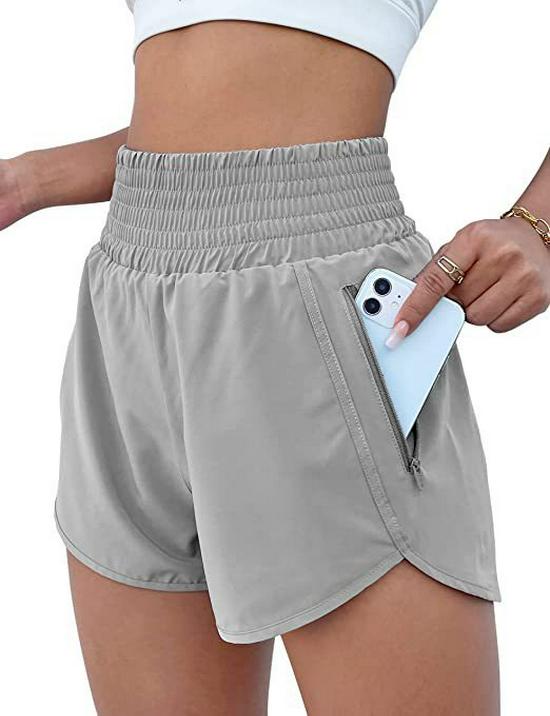 High-Waist Women's European & American Yoga Shorts – Quick-Dry, Loose-Fit, Dual-Layer Design