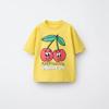 Summer Clothing Short Sleeve Tshirt Children's Printed Fruit T-shirts Round Collar Casual Kids Clothes Simple Girls Boys Tees