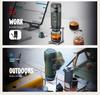 HiBREW H4B Wireless Portable 3 In 1 Espresso Coffee Maker - 15 Bar Pressure - 2200mAh Rechargeable Battery - 3 Cables Fpr Charging